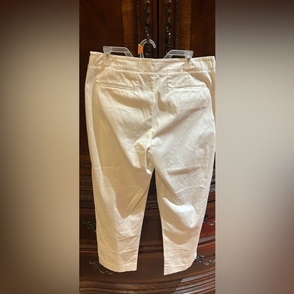 Talbots Sz 12 White ‘Heritage’ Pants - Picture 6 of 7